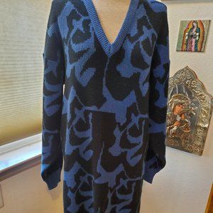 Vintage 1980's sweater dress
